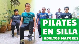 Clase de Pilates en Silla  Cardio y tonificación para Adultos Mayores [upl. by Ruthe875]