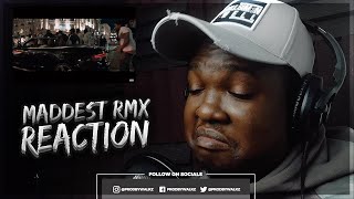 Burner Ft Tiny Boost M24 AM 410 amp OneFour Maddest Of The Maddest Remix  Link Up TV REACTION [upl. by Ellenet]