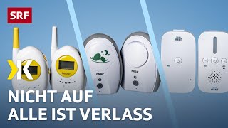 Babyphones im Test Ein Produkt ist zum Schreien 2022  Kassensturz  SRF [upl. by Malda]