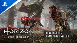 Horizon Forbidden West  New Threats Gameplay Trailer  PS5 PS4 [upl. by Yehsa]