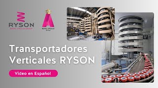 Transportadores Verticales Ryson  APOLLO VTS Mexico  Transportadores en Espiral [upl. by Kirre241]