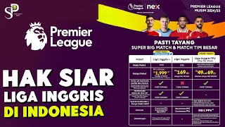 Hak Siar Liga Inggris Di TV DIgital Streaming dan Parabola  Harga Paket Melonjak Tinggi [upl. by Kroy]