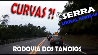 CURVAS SERRA DA RODOVIA DOS TAMOIOS Caraguatatuba Litoral Norte de SP [upl. by Holt]