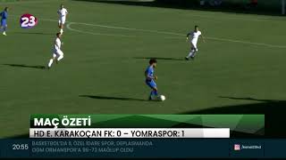 HD E KARAKOÇAN FK 0 – YOMRASPOR 1 [upl. by Idonna43]