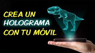 CREA UN HOLOGRAMA con tu móvil 📱 DIY Smarthphone [upl. by Maryanna]