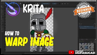 Krita How To Warp Image [upl. by Aleka]