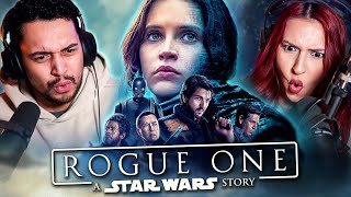 ROGUE ONE A STAR WARS STORY 2016 MOVIE REACTION  BLEW ME AWAY  FIRST TIME WATCHING  REVIEW [upl. by Phelps701]