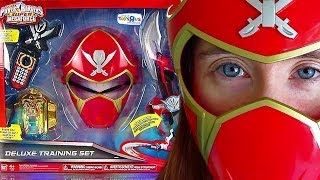 Power Rangers Super Megaforce DX Training Set Review Feb 2014 [upl. by Roanne]