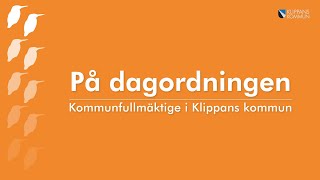 På dagordningen sept 2024 [upl. by Franky363]