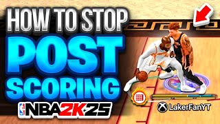 HOW TO LOCK DOWN POST SCORERS IN NBA 2K25 [upl. by Malik269]