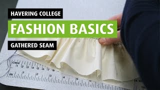 HOW TO Stitch a gathered seam [upl. by Bergeron]