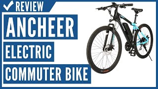 ANCHEER 350500W Electric Bike 275 Adults Electric Commuter Bike Review [upl. by Tamara]