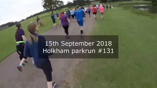 Holkham parkrun 131  September 15th 2018 fast [upl. by Donahue174]