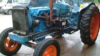 Fordson Major Tractor Ford 2700 Series 6 Cylinder Industrial engine swap 120 BHP [upl. by Etteoj989]