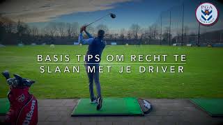 Basis tips om recht te slaan met je driver [upl. by Falk452]