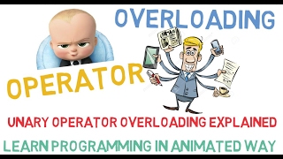 UNARY OPERATOR OVERLOADING IN C  UNARY OPERATOR OVERLOADING EXPLAINED  27 [upl. by Camarata]