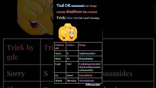 mnemonics 🥳😍 for drug causing disulfiram like reactions🍺 gpat [upl. by Timon234]