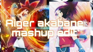 Aiger akabane mashup edit 🔥💥 ganstaparadise [upl. by Tenaej842]