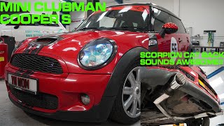 MINI CLUBMAN S SCORPION CAT BACK SOUNDS AWESOME [upl. by Jacobs]