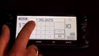 Introduction to Icoms Touch screen ID5100 Dual Band DSTAR Mobile Radio [upl. by Alehs]