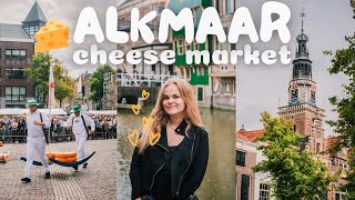 Visiting Alkmaar and its cheese market 🧀 Netherlands travel vlog amp guide [upl. by Abbub]