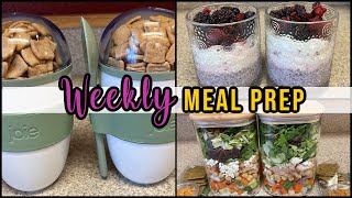 NEW High Protein Meal Prep 🥗  Chia Pudding Salad in a Jar  WWCalorie Deficit [upl. by Lillian949]