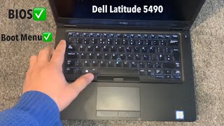 Dell Latitude 5490 How To Enter Bios Settings amp Boot Menu Options [upl. by Sudnac]