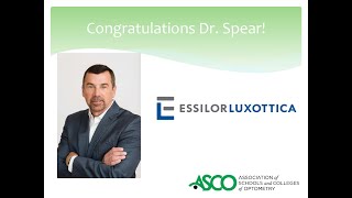 ASCO 2024 Ophthalmic Industry Leadership Award Winner [upl. by Cilegna865]