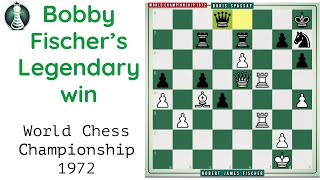 Bobby Fischer’s Legendary Win  Fischer vs Spassky 1972 World Chess Championship  Prodigy Pawn [upl. by March]