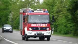 ELW1  LF2016  TLF1625  RW1 FF Heddesheim  BSF DRK OV Heddesheim [upl. by Doersten]