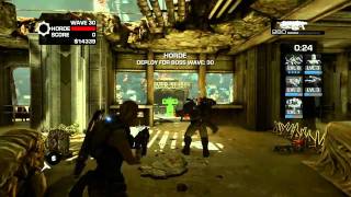 Gears of War 3 First Look Insane Horde 150 on Thrashball [upl. by Slorac]