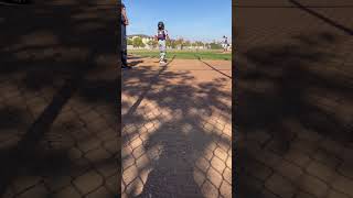 Reached on long dropped fly ball baseball warstic [upl. by Eannej]