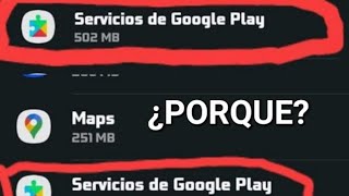 Servicios de Google Play duplicados ¿porque [upl. by Hetti]