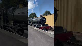 Minehead Station 7828 Odney Manor steam [upl. by Nenney]