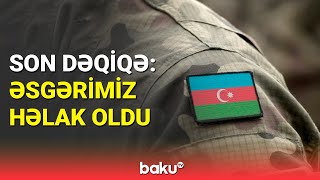 Azərbaycan ordusunun əsgəri həlak oldu  Hərbi Prokurorluqdan təcili açıqlama [upl. by Dafna]