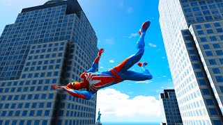 GTA 5 Ragdolls SPIDERMAN JumpsFails in 4K 60FPS  Euphoria Physics [upl. by Eah994]