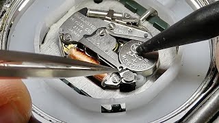 How to replace a watch battery on your Festina Fossil Daniel Wellington Quartz watch  Tutorial DIY [upl. by Wycoff]