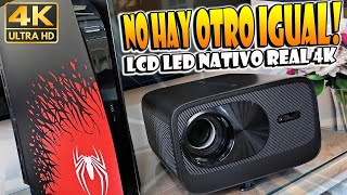 El ÚNICO PROYECTOR LCD LED Nativo REAL a 4k y es IMPRESIONANTE Luximagen APK01 [upl. by Nehgem673]