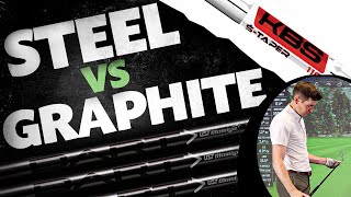 Steel vs Graphite iron shaft test  I did not expect this [upl. by Dippold]