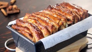 Pull Apart Cinnamon Bread Recipe  How Tasty Channel [upl. by Azmah325]