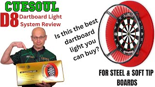 Best Dartboard Light  Cuesoul D8 Dartboard Light System Review [upl. by Enaillil]