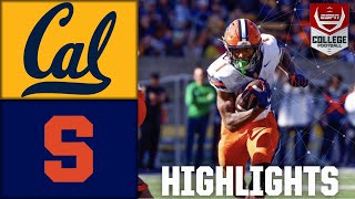 Syracuse Orange vs California Golden Bears  Full Game Highlights  ESPN College Football [upl. by Maison837]