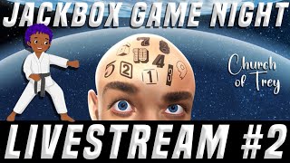 JACKBOX GAME NIGHT Live Stream 2 Featuring Quiplash Fibbage Mad Verse City You Dont Know Jack [upl. by Cosma]