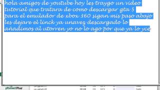 Copia de como descargar gta 5 para el emulador dela xbox 360 bien explicado [upl. by Baumbaugh986]