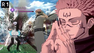 Jujutsu Kaisen Cursed Clash  Ryomen Sukuna Complete Moveset [upl. by Albright]