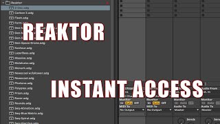 Liberate your Reaktor library in Ableton Live [upl. by Galatea]