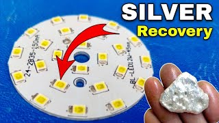 How to Silver Recovery From LED Bulb in Hindi Easy Process silver [upl. by Nee]