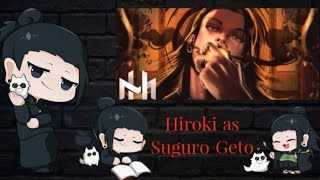 ⛩️☠️ Kokunjin no Tensei react Hiroki as Suguro Geto  Tiktoks  Rap  henriquemendonca [upl. by Ladnyc]