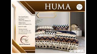 RIDA HOMES FRESH ARRIVAL HUMA 3PCS KING SIZE BEDSHEET SET [upl. by Zerelda]