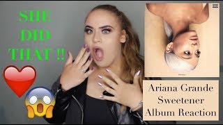 Ariana Grande Sweetener Album REACTION  Elise Wheeler [upl. by Bronwen71]